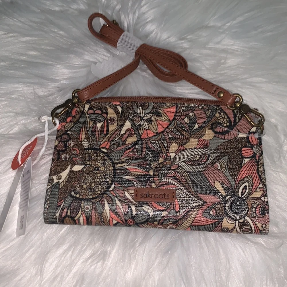 Sakroots Crossbody Smartphone Wallet bag - Picture 2 of 8